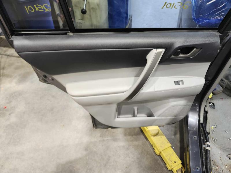 2010 Toyota Highlander Rear Door Trim Panel Left Driver Side Gray OEM 676400E191B0,LH