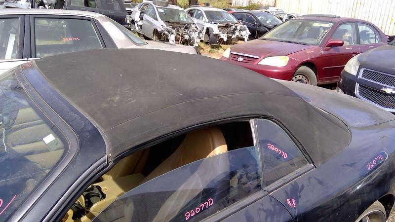 1997 - 2002 Jaguar XK8 Convertible Top Assembly Black Cloth OEM JLM20787AEL