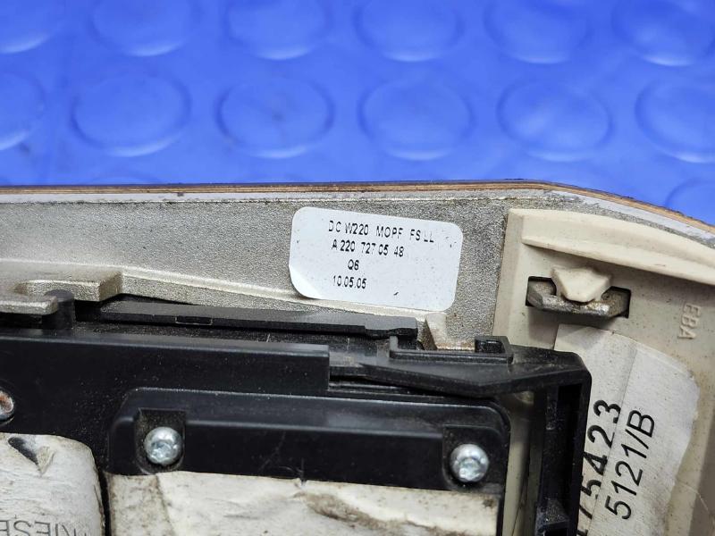 2006 Mercedes S-Class Door Switch Front