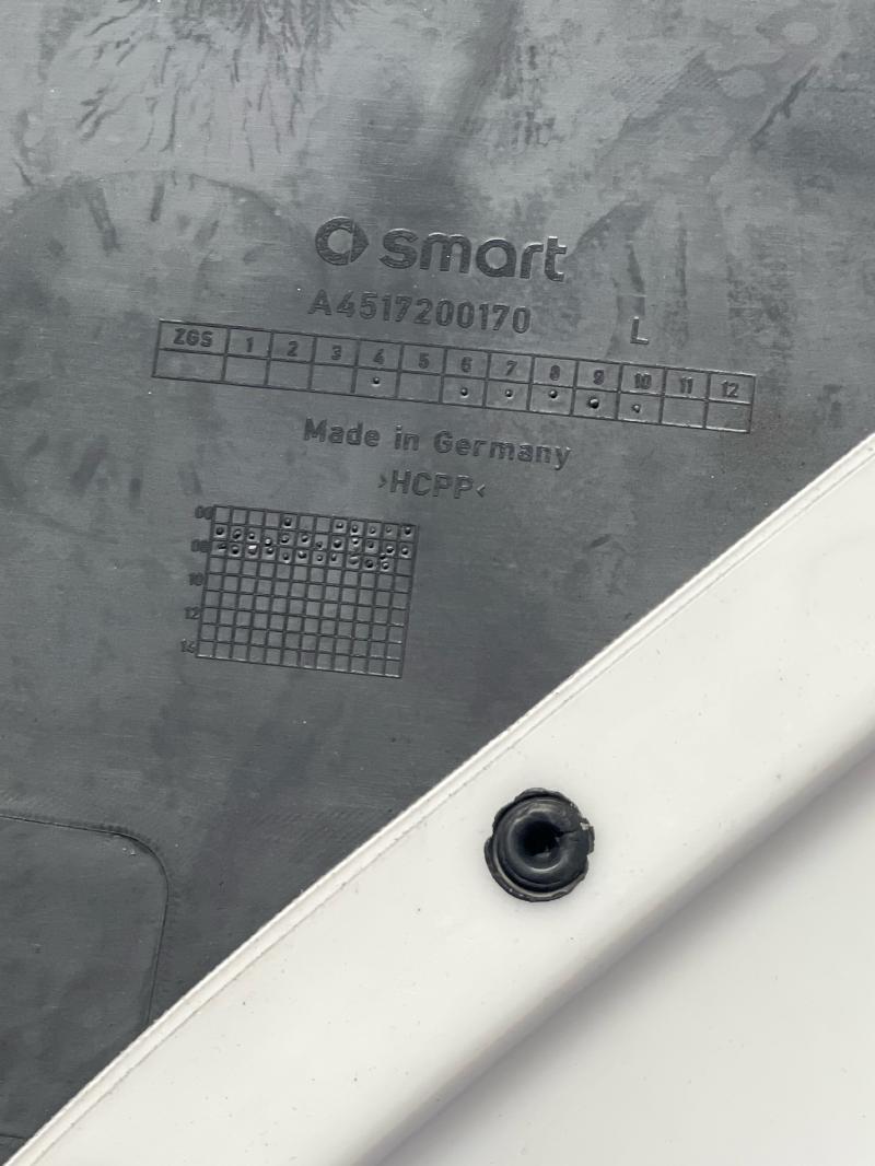 2008 Smart Fortwo Front Door Trim Panel