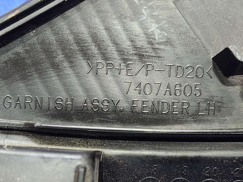 2020 Mitsubishi Outlander Sport Fender Moulding
