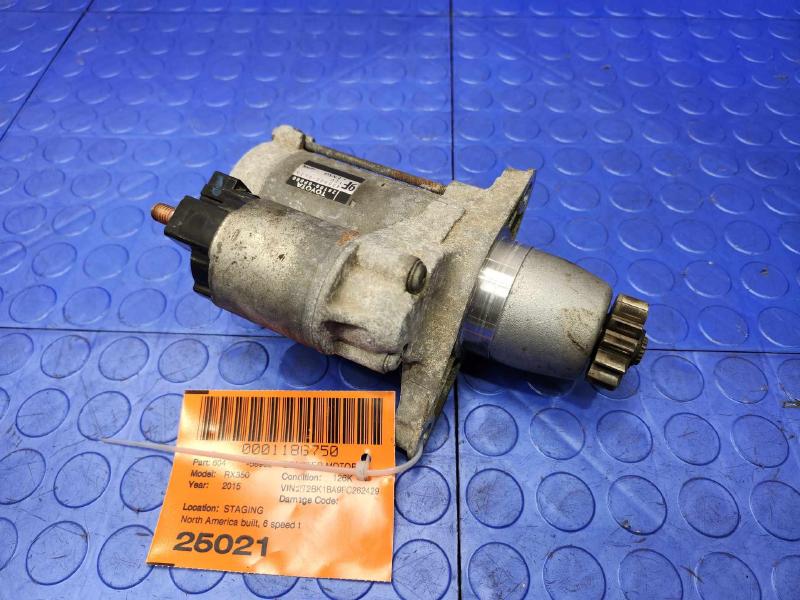 2015 Lexus RX 350 Starter Motor