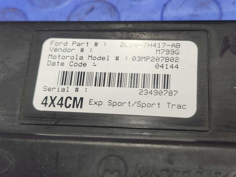 2004 Ford Explorer Chassis Brain Box