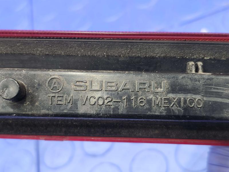 2012 Subaru Legacy 3Rd Brake Light Avoidance Lamp