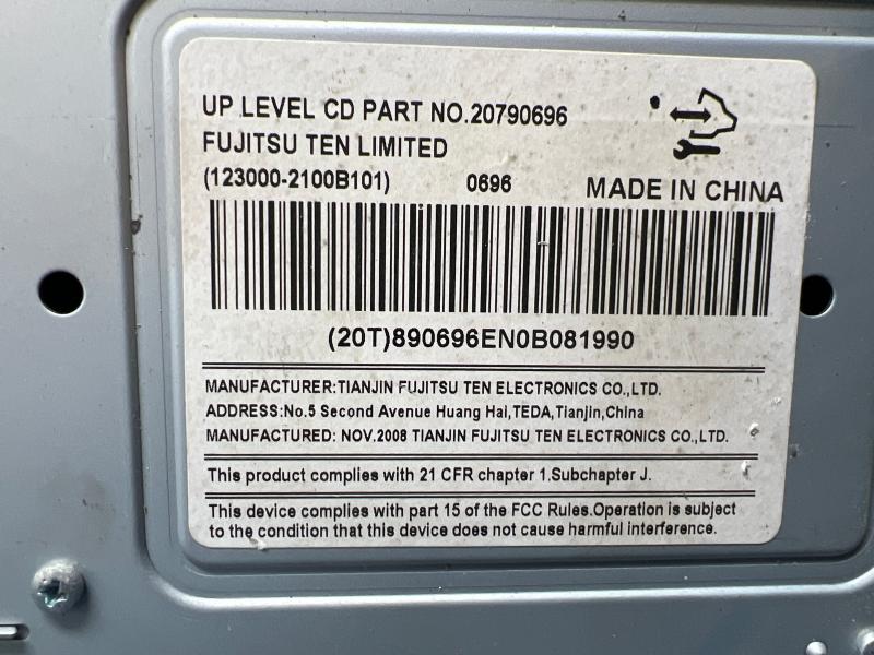 2009 Saturn Vue Audio & Visual Equip.(Radio)