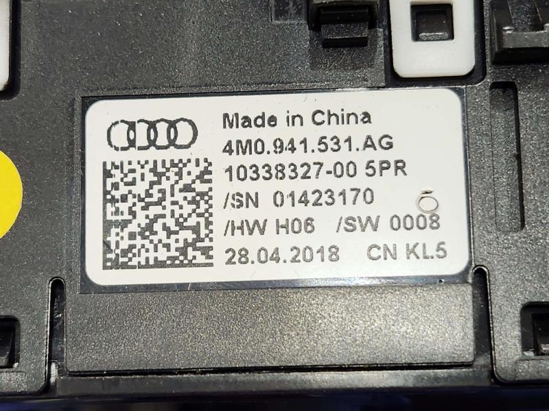 2017-2024 Audi Q7 OEM Headlight Control Switch w/o HUD Genuine OEM 4M0941531AG