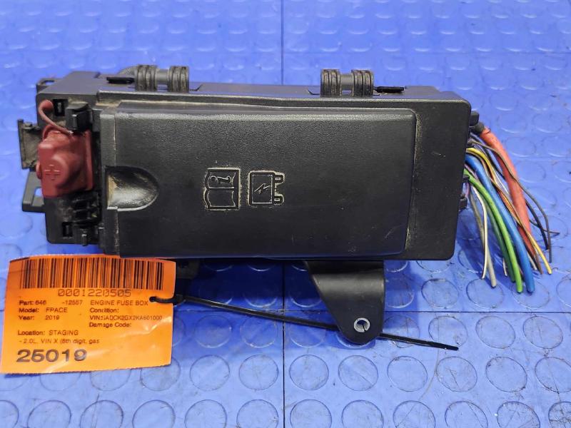 2019 Jaguar F-Pace Engine Fuse Box