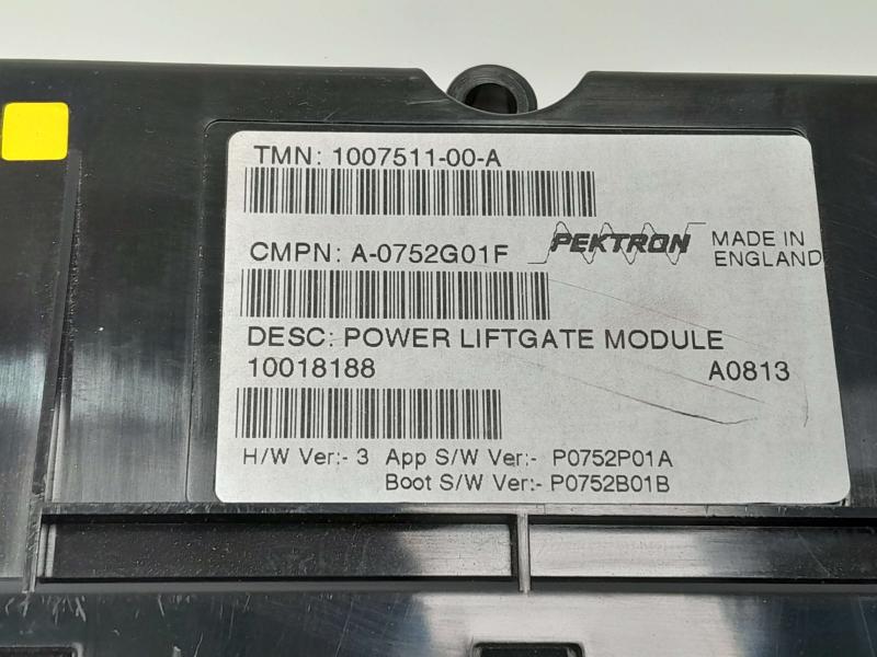 2012-2016 OEM Tesla Model S Rear Trunk Power Lift Gate Control Module1007511-00-A