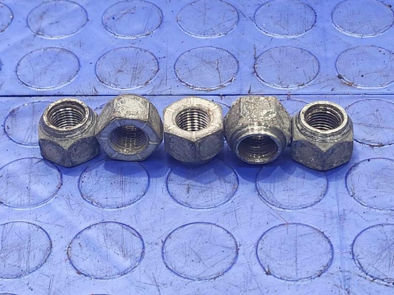 1977-1979 Cadillac Seville Steel Wheel Lug Nuts 5 Pcs Genuine OEM Parts
