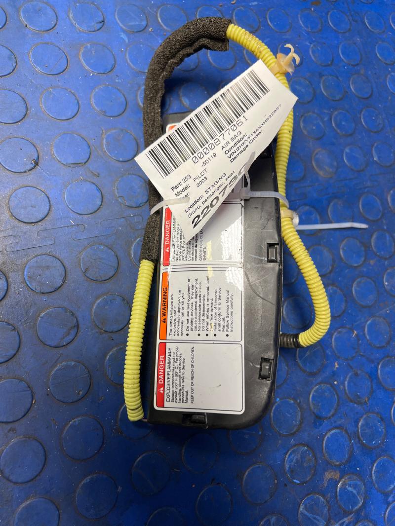 2003 Honda Pilot Air Bag