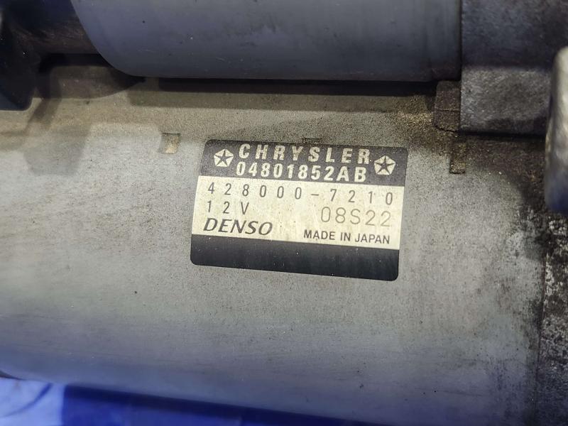 2015 Jeep Grand Cherokee Starter Motor