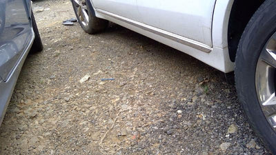 2014 2015 Kia Sorento Rocker Molding Side Skirt LH Driver Side Painted w/ Chrome OEM 877511U700