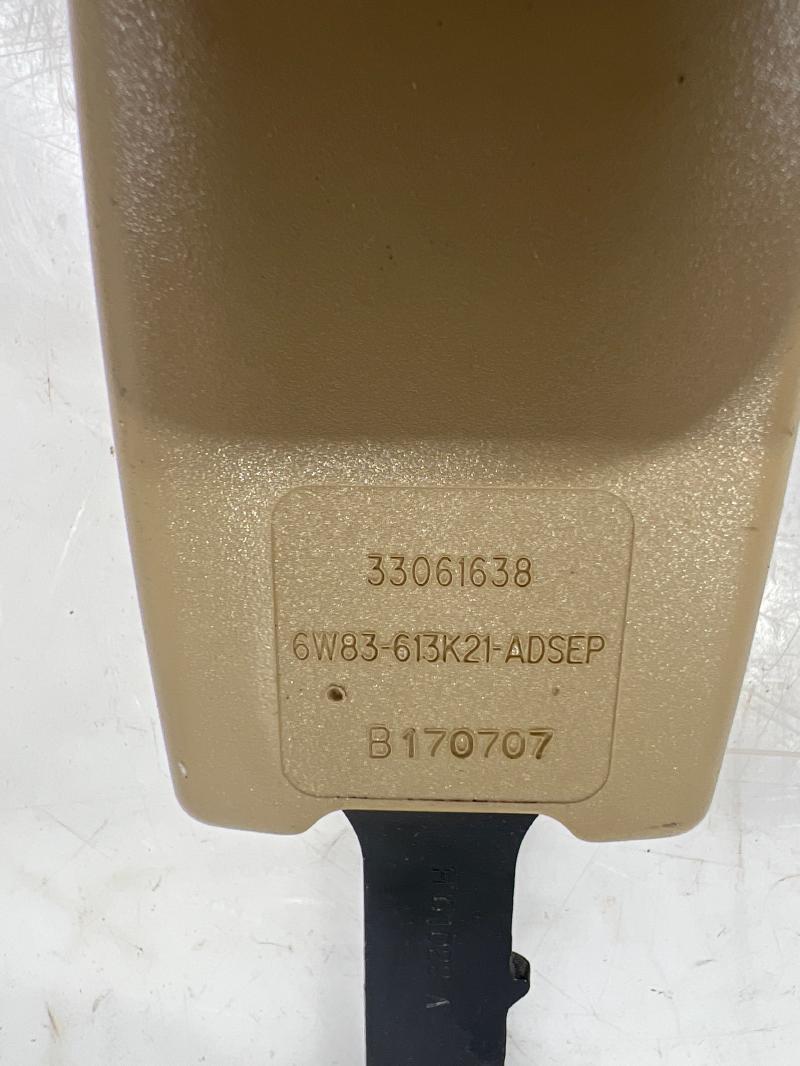 2008 Jaguar XK Rear Seat Belt