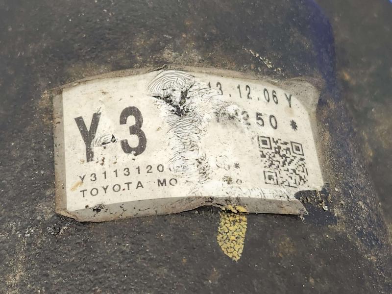 2014 Lexus IS 250 Carrier/Differential Assembly