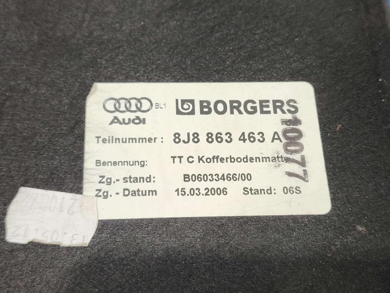 2012 Audi TT Spare Tire Cover