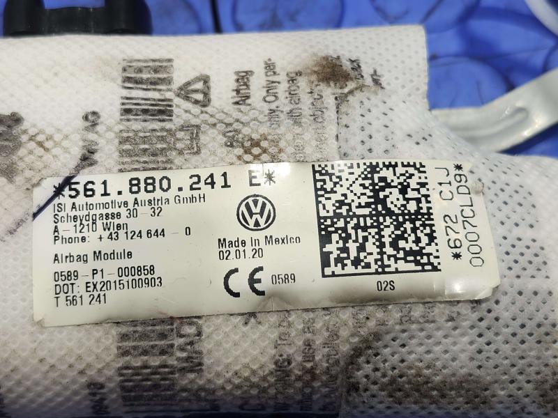 2020 Volkswagen Passat Air Bag