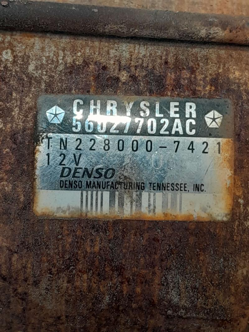 1999 - 2003 Dodge Ram Van B1500 B2500 B3500 Starter OEM 56027702AC