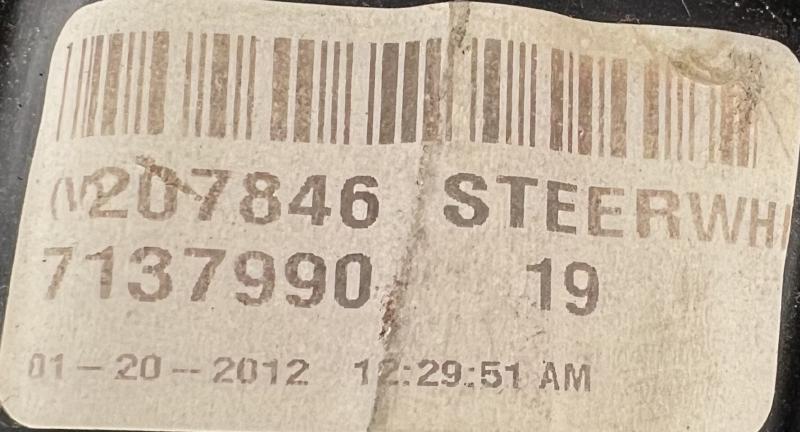 2012 Ram 1500 Air Bag