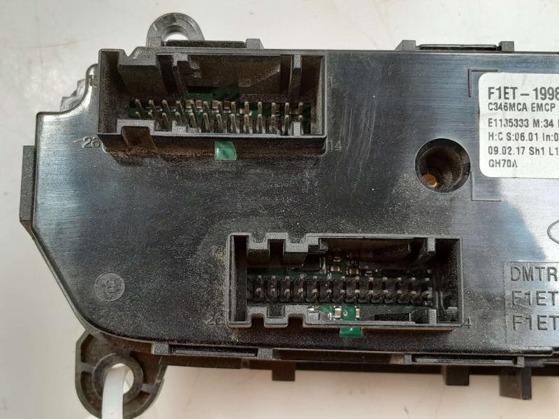 2017 Ford Focus Heater A/C Control
