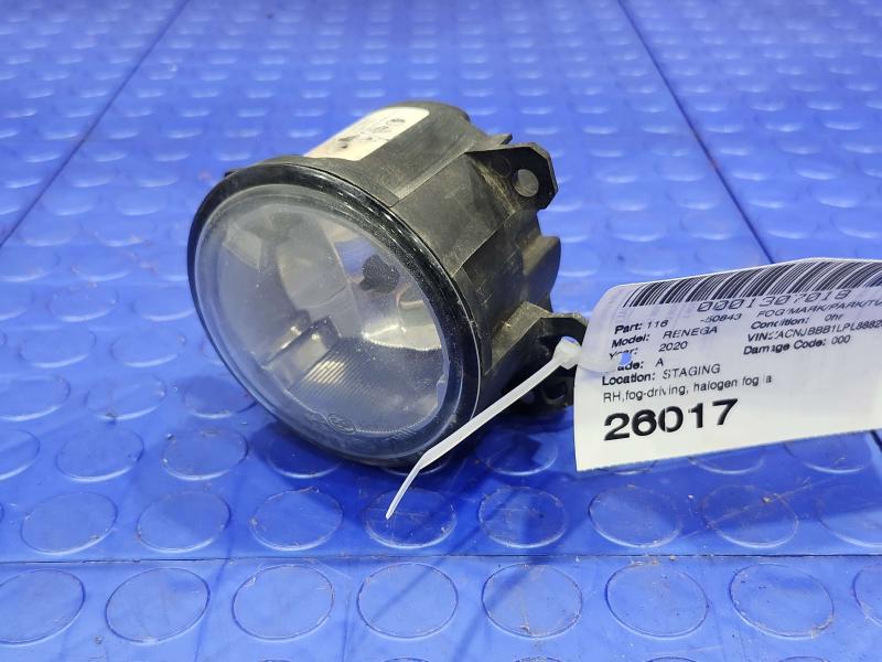2020 Jeep Renegade Fog/Mark/Park/Turn Light/Lamp