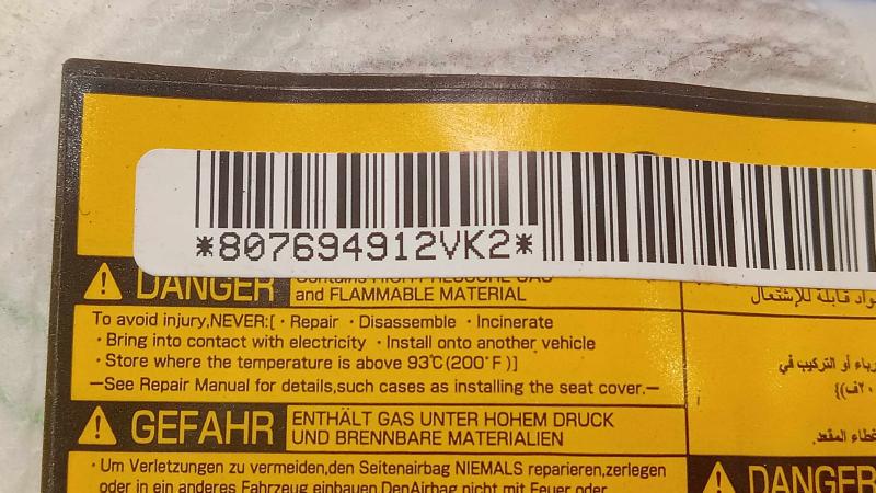 2011 Toyota Corolla Air Bag