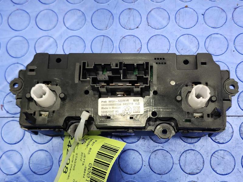 2012 Volkswagen Jetta Heater A/C Control