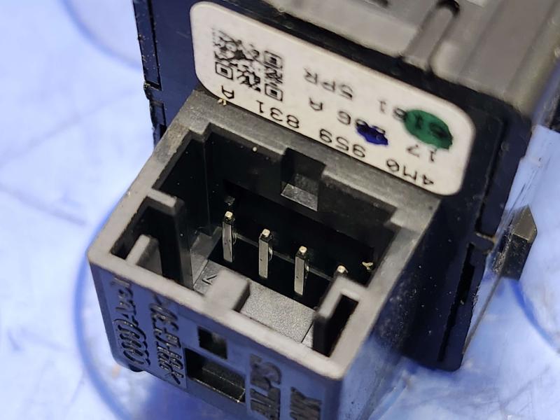 2017-2025 Audi A4 Trunk Relase Switch Genuine OEM Part 4M0959831A5PR