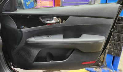 2019 Kia Forte Front Door Trim Panel Right Passenger Side Black Leather OEM 82308M7000B2Q,RH