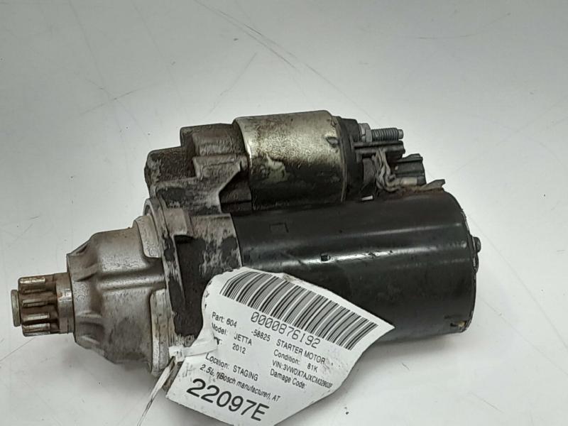 2012 Volkswagen Jetta Starter Motor