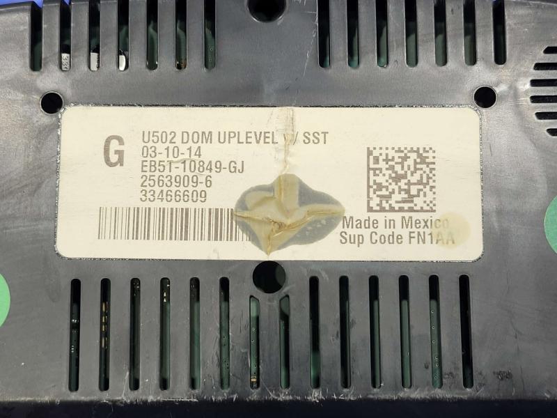 2014-2015 Ford Explorer Instrument Cluster Speedometer Genuine OEM EB5T10849GJ