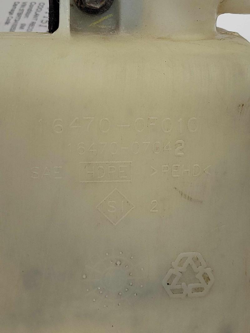 2000 - 2006 Toyota Tundra Coolant Overflow Reservoir Expansion Tank OEM 1647007042