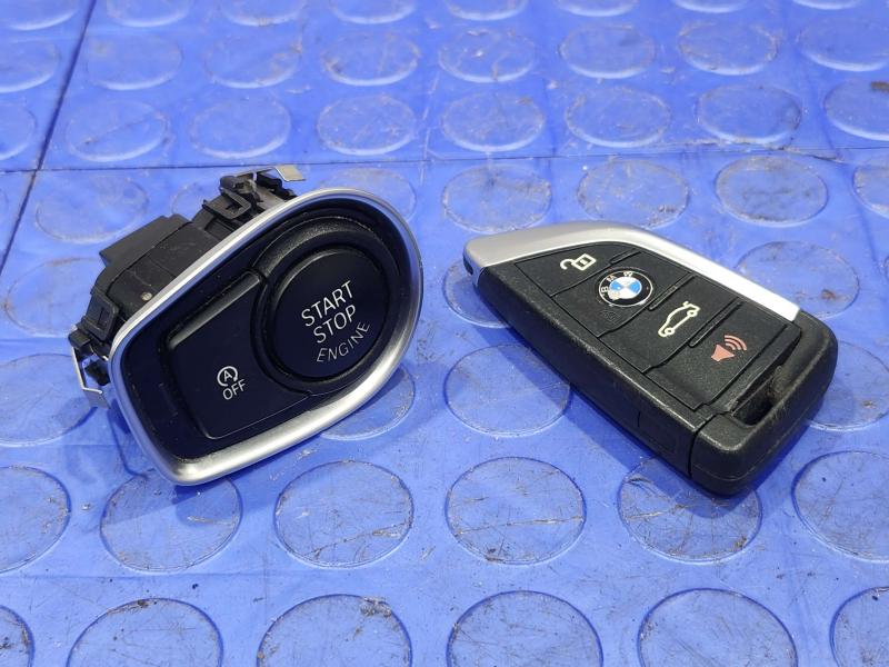 2016-2022 BMW X1 F48 Keyless Ignition Push Button Start Stop Switch with FOB OEM 61319289135