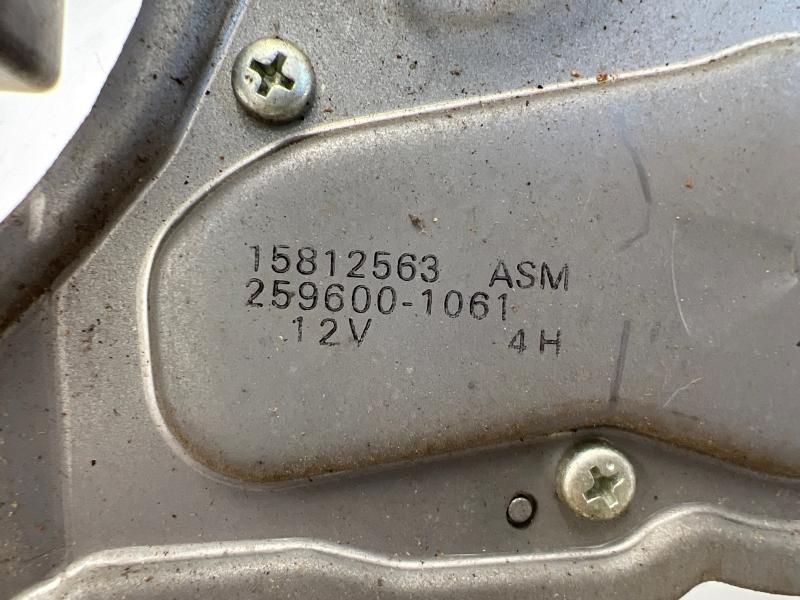 2006 - 2010 Hummer H3 Rear Wiper Motor OEM 15943193