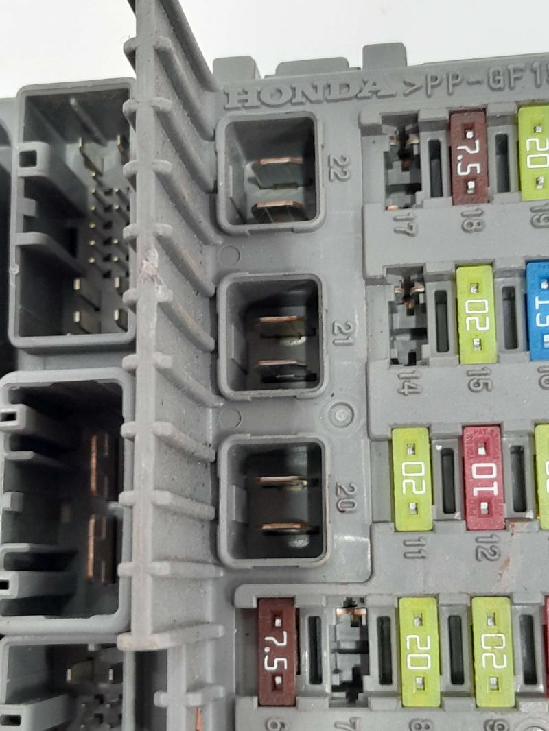 2012 Acura TL Cabin Fuse Box