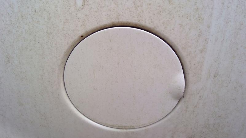 1997 - 2017 Ford Expedition Lincoln Navigator Fuel Door Gas Flap White PV OEM 9L1Z99405A26A
