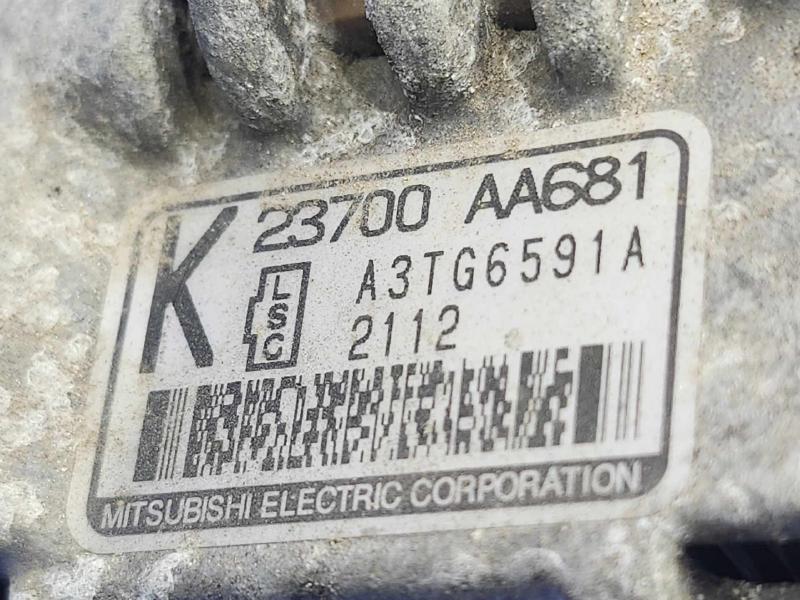 2011-2012 Subaru WRX Turbo Alternator Assembly Genuine OEM 23700AA681