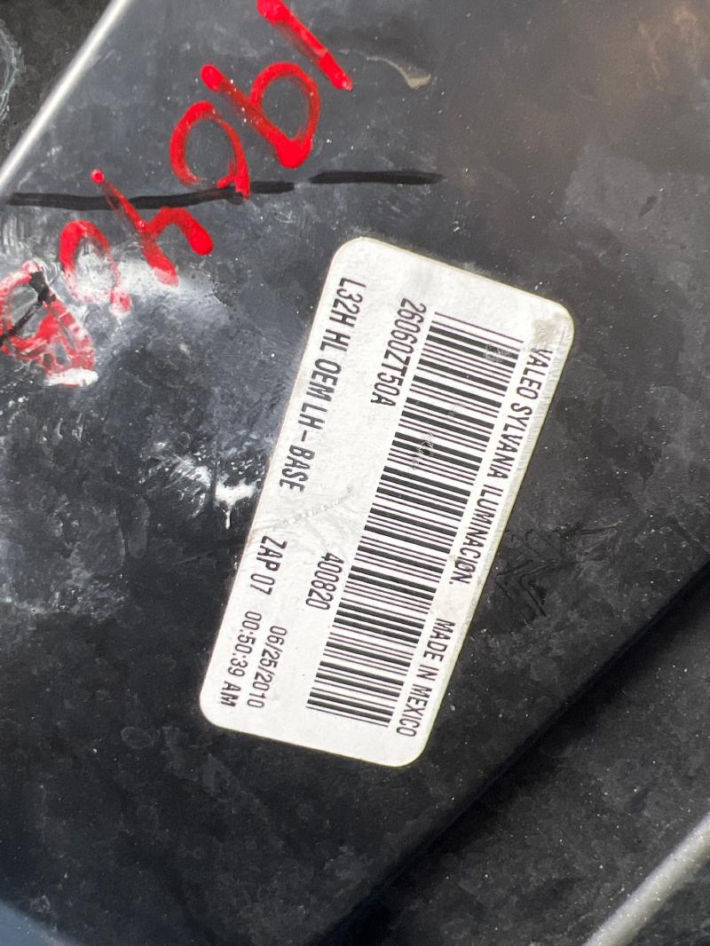 2010 Nissan Sentra Headlamp Assembly