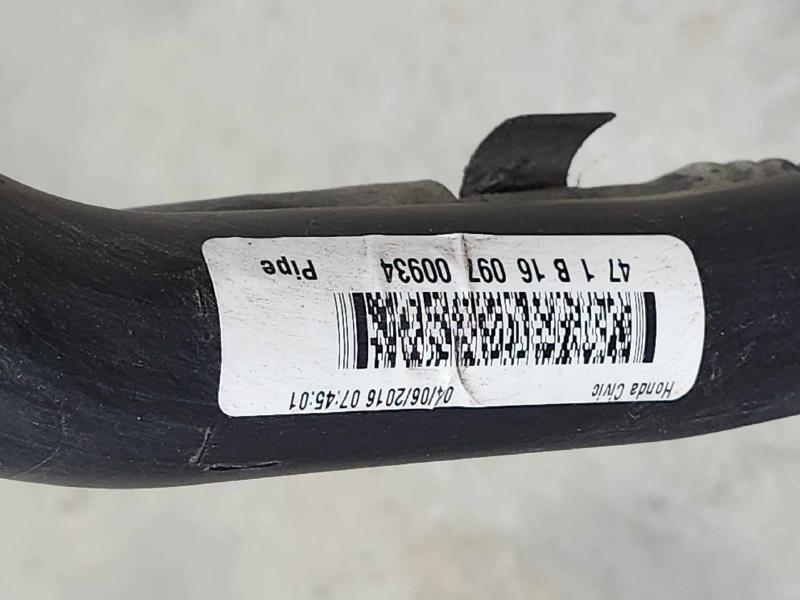 2016-2017 Honda Civic Fuel Tank Assembly Gas Tank Federal Emissions OEM 17044TBAA00