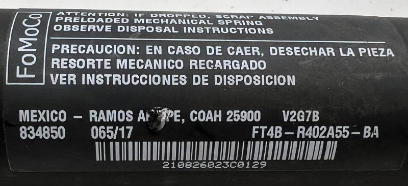 2015 - 2018 Ford Edge Decklid Lift Motor Drive Motor Shock OEM FT4Z14B351A