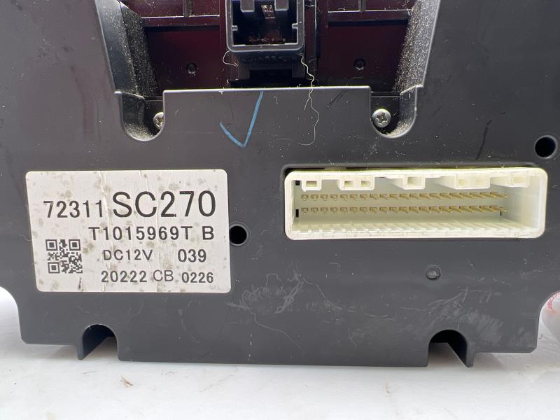 2012 Subaru Forester Heater A/C Control
