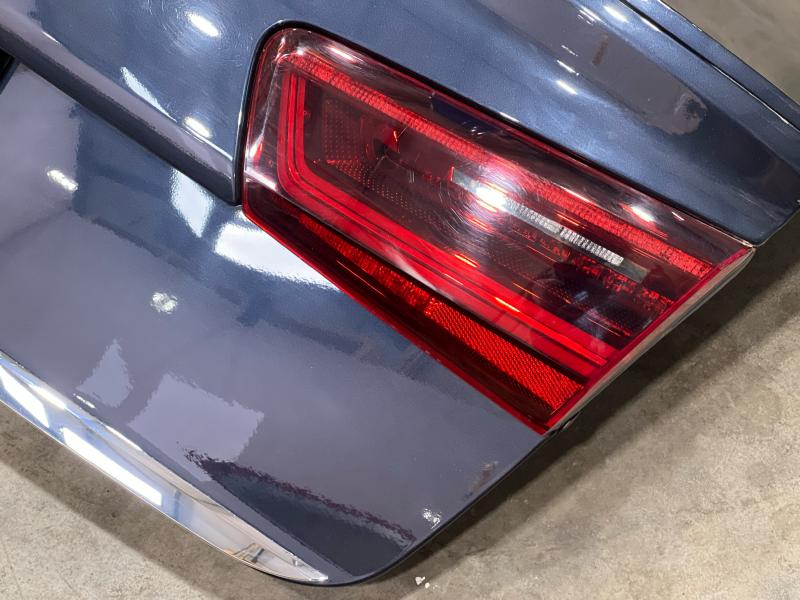 2013-2017 Audi S6 Decklid Trunk Lid Assembly Blue W1 Genuine OEM 4G5827023C