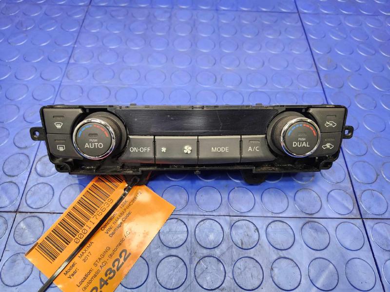 2017 Nissan Maxima Heater A/C Control