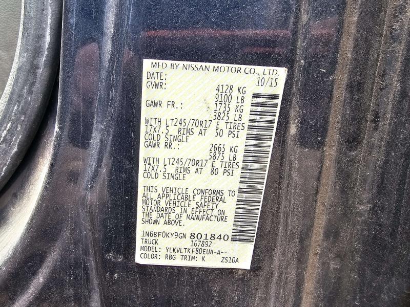 2016 Nissan NV2500 Headlamp Assembly