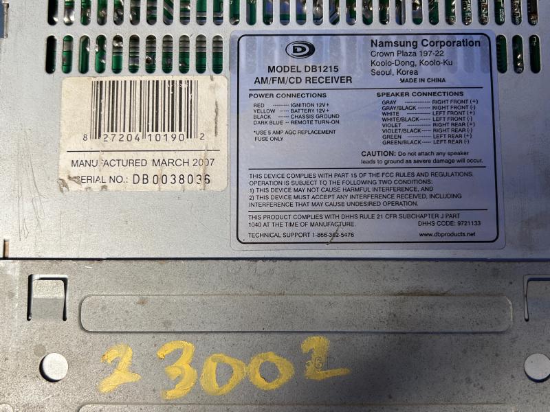 1991 Ford F-150 Audio & Visual Equip.(Radio)