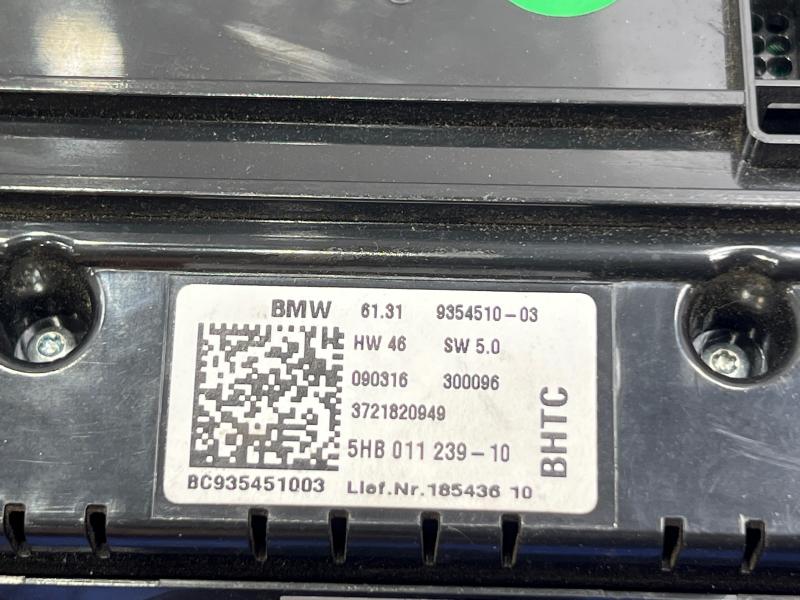 2016 MINI Cooper Heater A/C Control