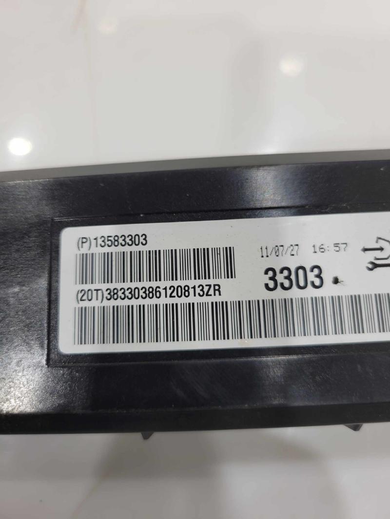2012 Buick Verano Chassis Brain Box
