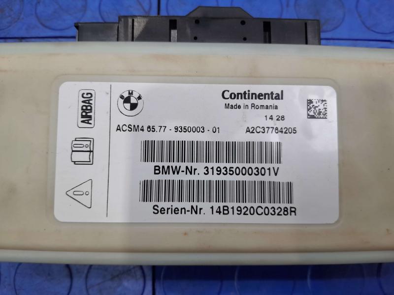 2012-2016 BMW 320i 328i F30 SRS Restraint Control Module OEM 31935000301V