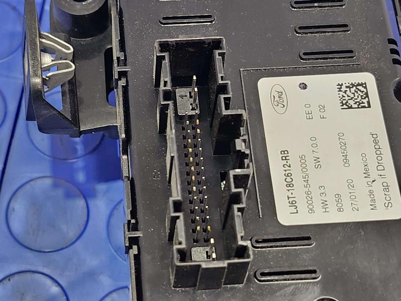 2020 Ford Escape Heater A/C Control