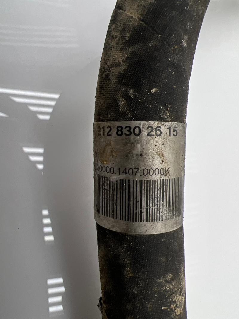 2010 Mercedes Benz E63 W212 AC Refrigerant Suction Hose OEM 2128302615