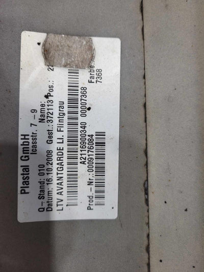 2009 Mercedes E-Class Rocker Moulding